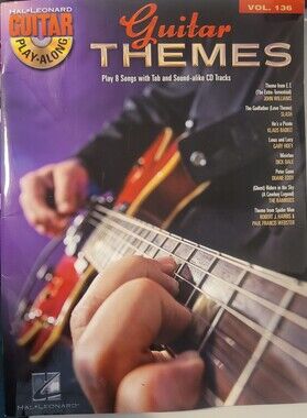 Hal Leonard Guitar Themes Guitar Play-Along Volume 136 Book with CD New